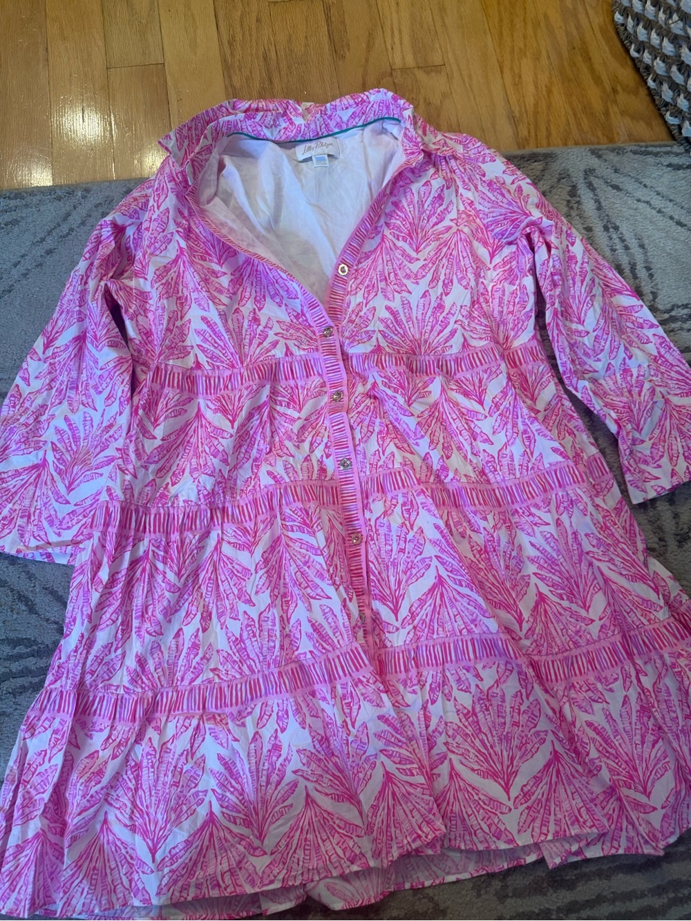 Lilly Pulitzer Pink Printed Mini Dress
